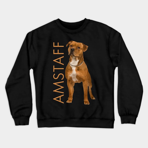 American Staffordshire Terrier - Amstaff Crewneck Sweatshirt by Nartissima